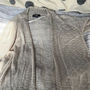 Lightweight cardigan light taupe colored